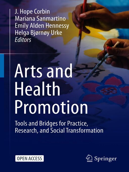 Title details for Arts and Health Promotion by J. Hope Corbin - Available